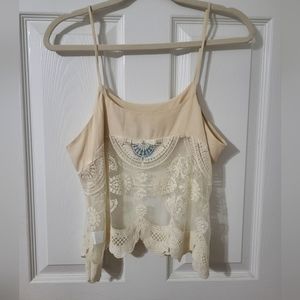 Jens Pirate Booty Edwardian Style Net Lace Camisole